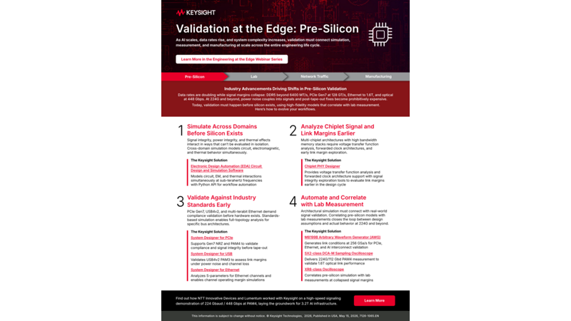 Validation at the Edge: Pre-Silicon